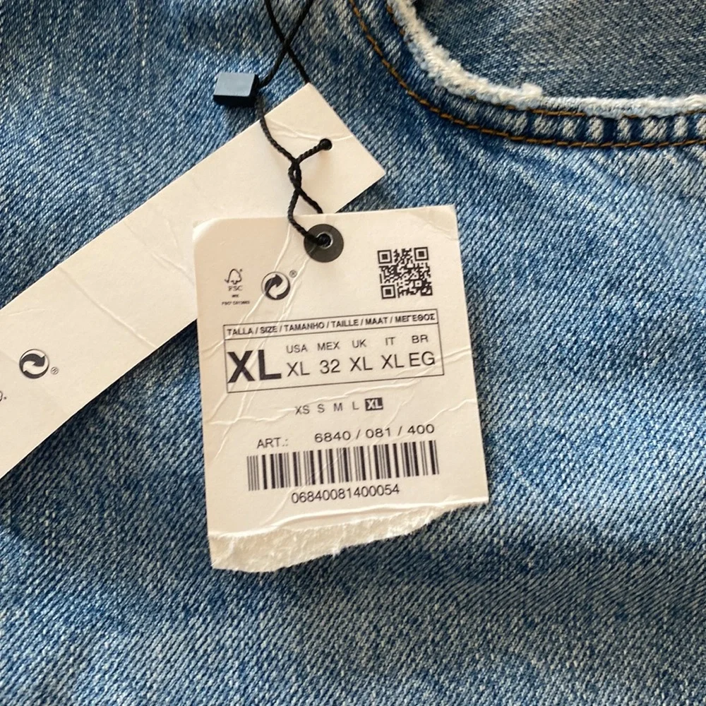 The crossed fly mini skirt XL - Picture 5 of 11